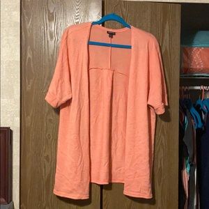 Coral cardigan
